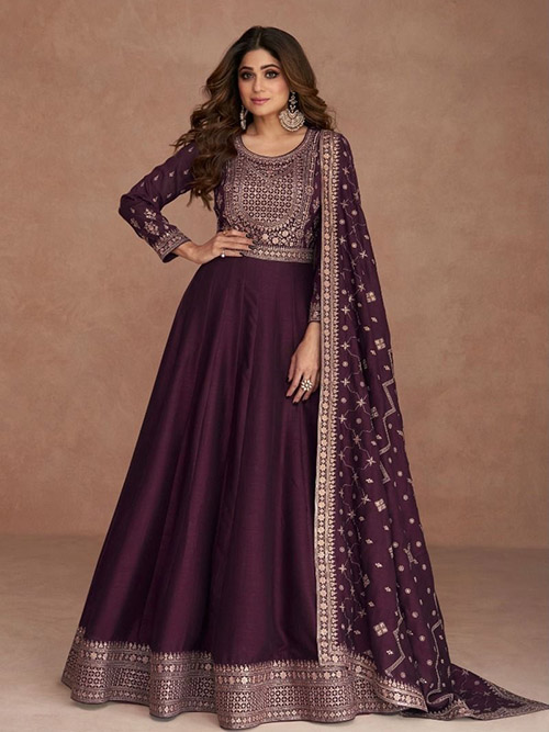indo western gown