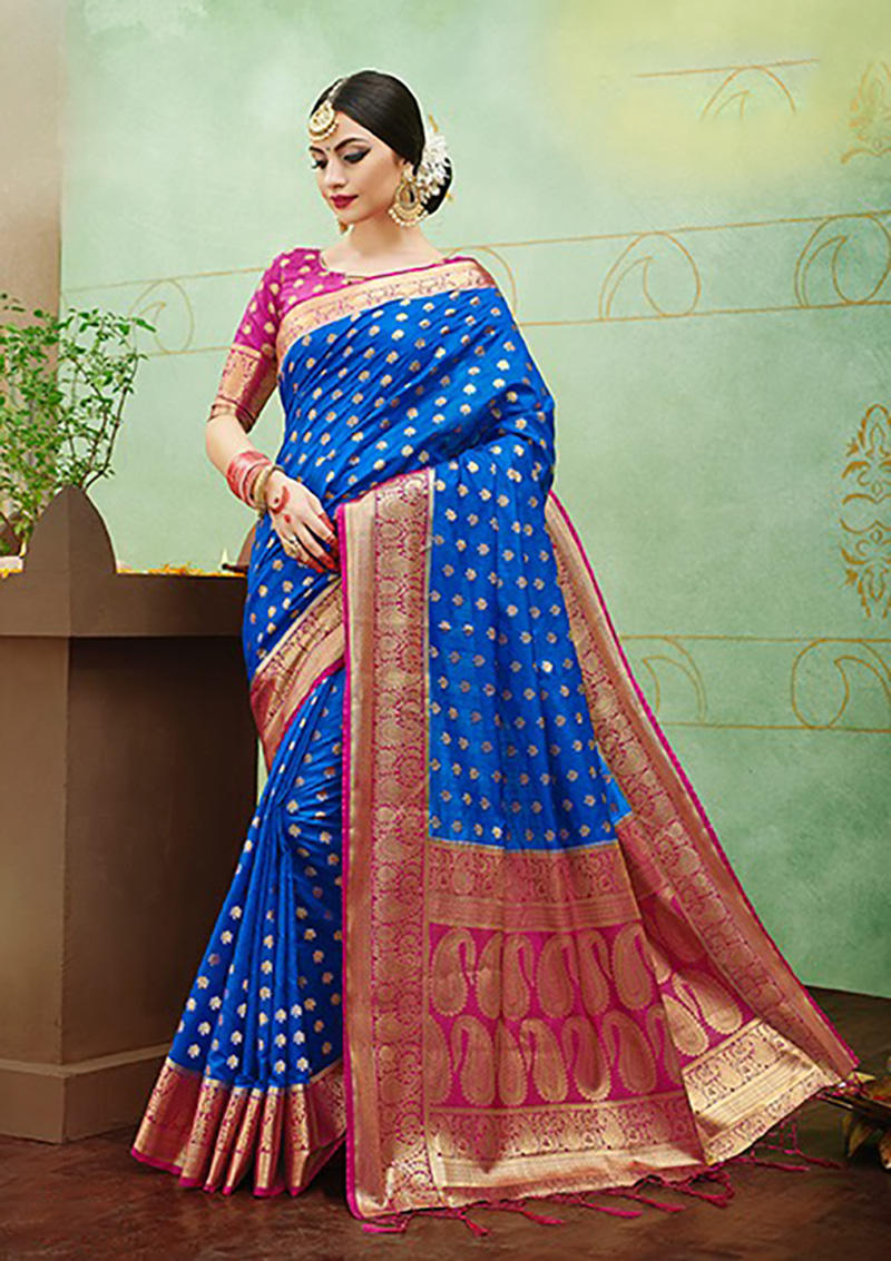 Bollywood Trends 64.99 PARTY WEAR INDIAN SILK SAREE BTSR5298 SAREES