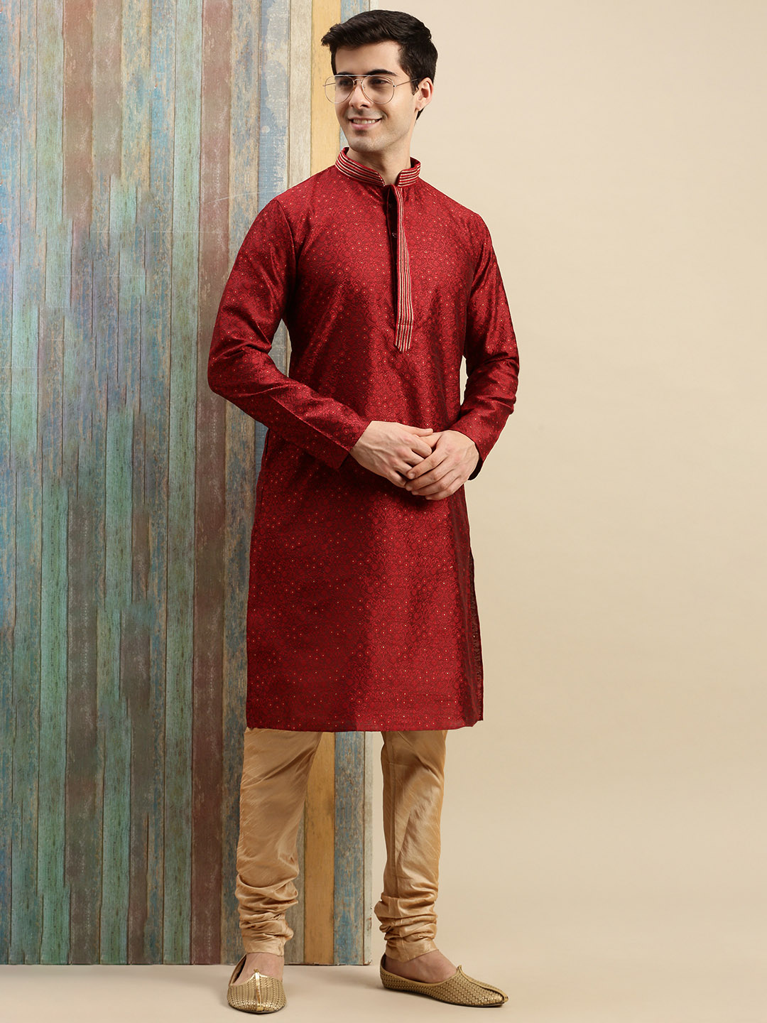Bollywood Trends - $109.99 DESIGNER INDIAN KURTA PAJAMA BT-MKP-630215-M