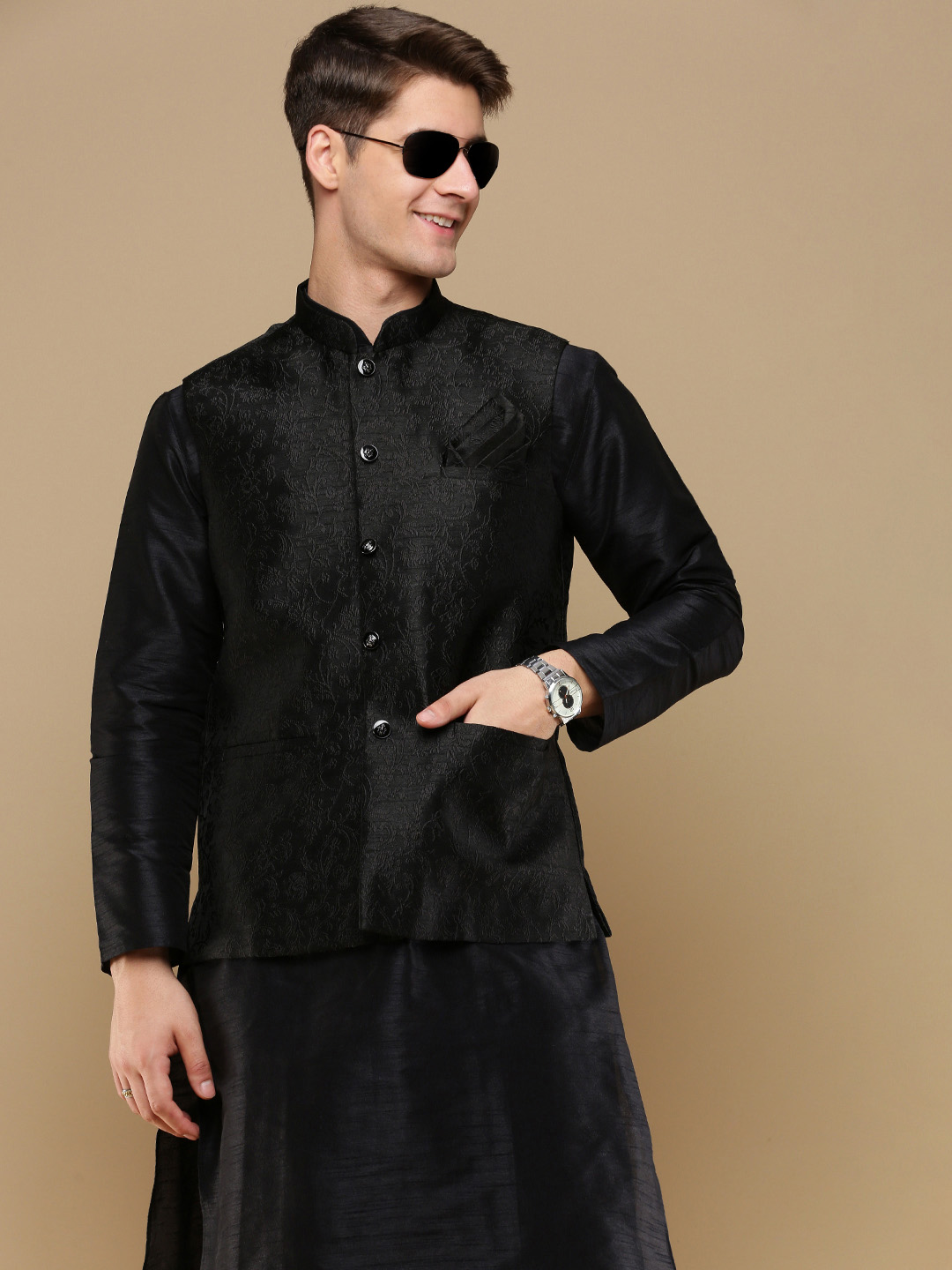 Bollywood Trends 79.99 DESIGNER NEHRU MODI JACKET BT MJ 631410 4XL NEHRU JACKETS