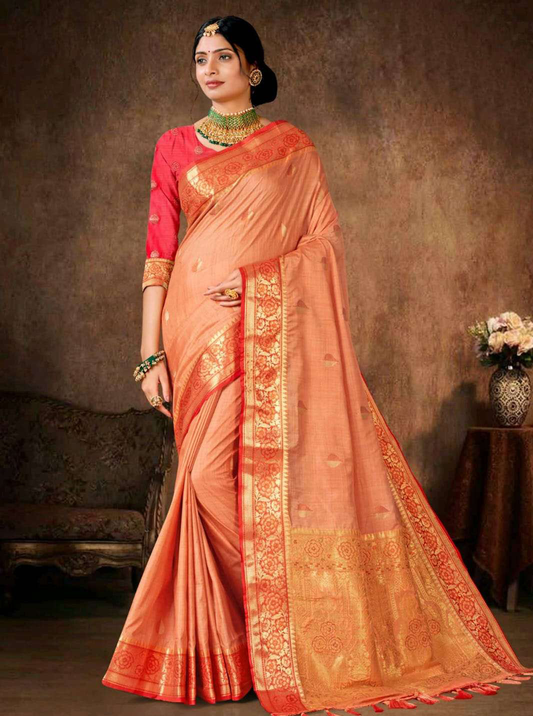 Bollywood Trends - $69.99 DESIGNER INDIAN SILK SAREE BT-SR-82332704