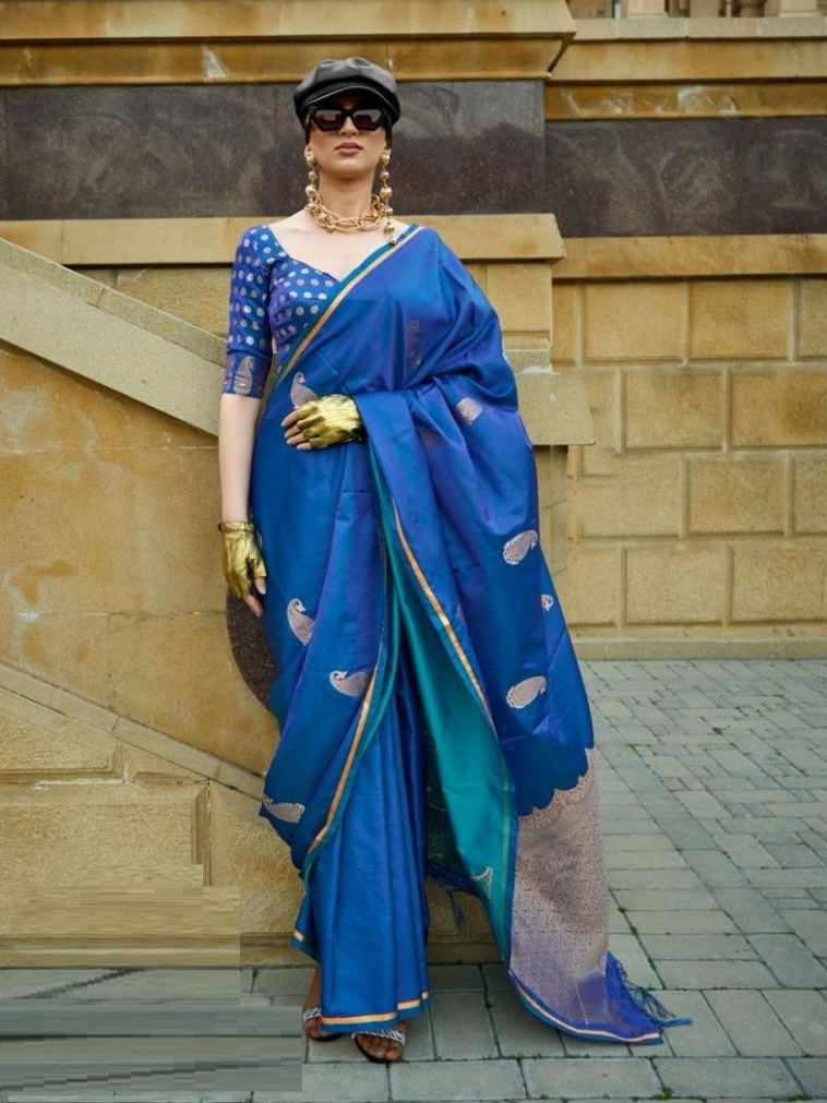 Bollywood Trends - $99.99 DESIGNER INDIAN SILK SAREE BT-SR-913980705