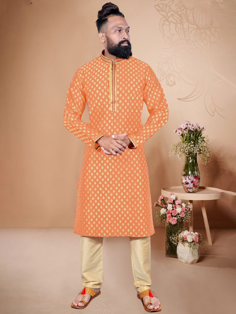 DESIGNER INDIAN KURTA PAJAMA BT-MKP-R 