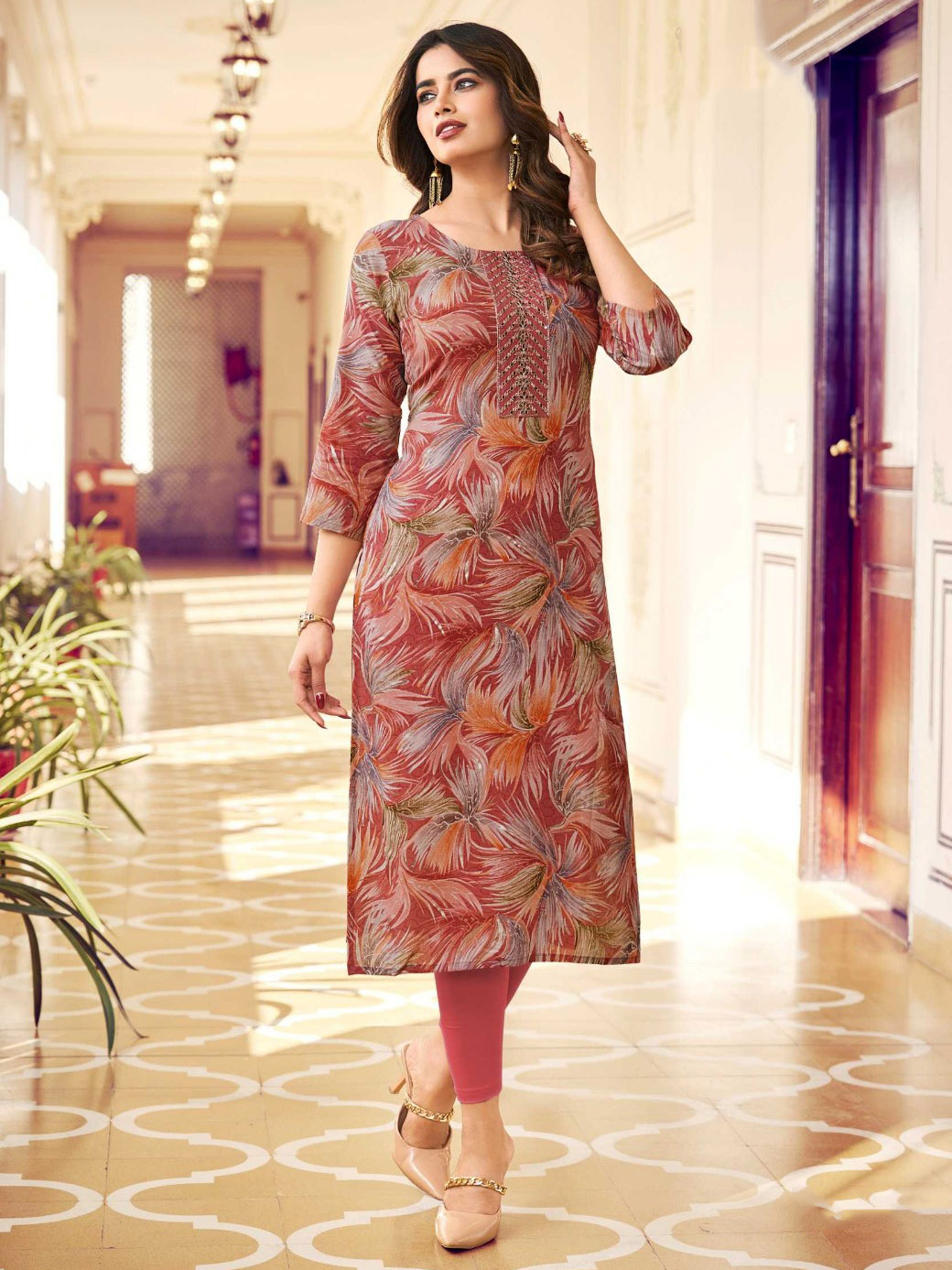 Printed kurtis collection store