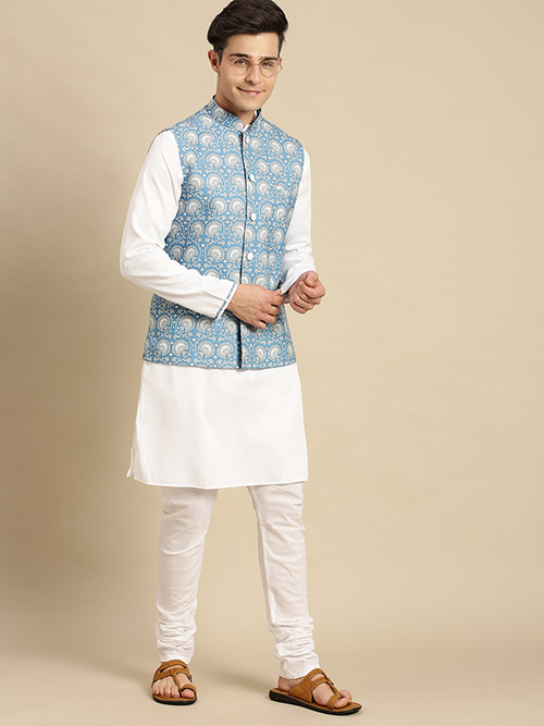 jacket kurta & pyjama set