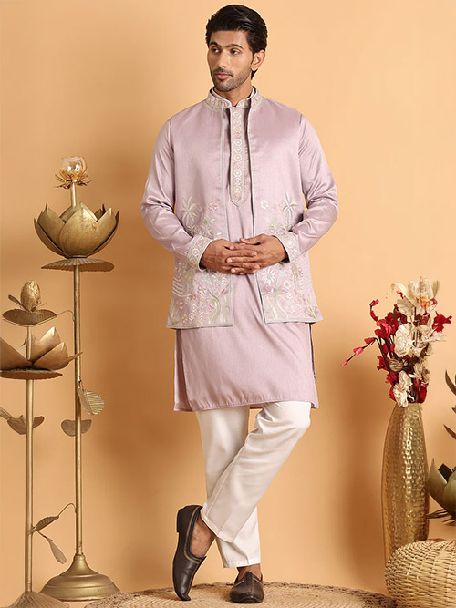jacket kurta & pyjama set