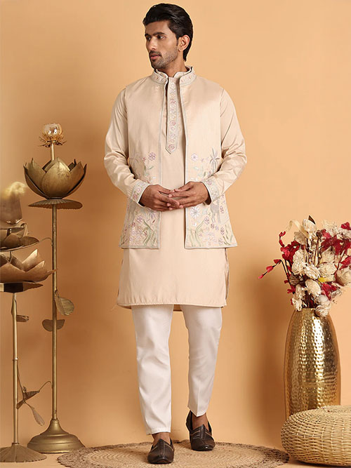 jacket kurta & pyjama set