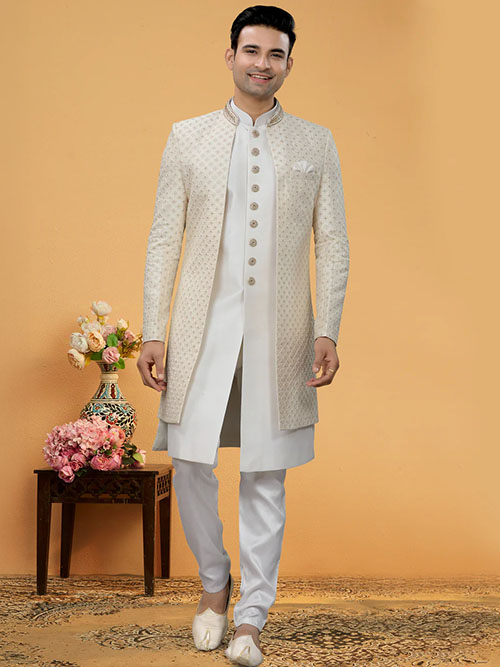 jacket kurta & pyjama set
