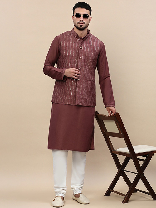 jacket kurta & pyjama set