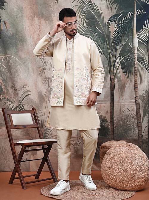 jacket kurta & pyjama set