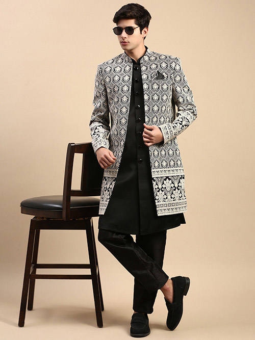 jacket kurta & pyjama set