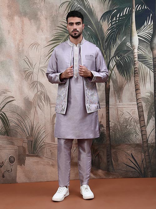 jacket kurta & pyjama set