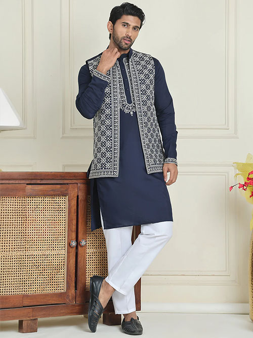 jacket kurta & pyjama set