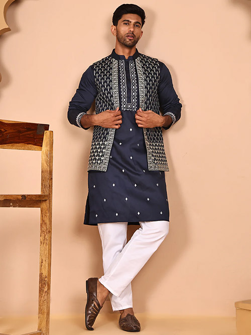 jacket kurta & pyjama set
