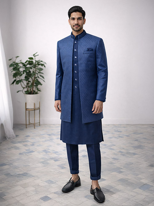 jacket kurta & pyjama set