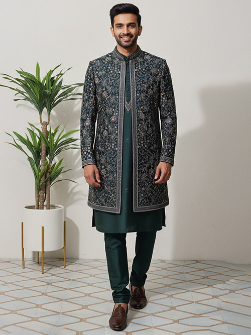 jacket kurta & pyjama set
