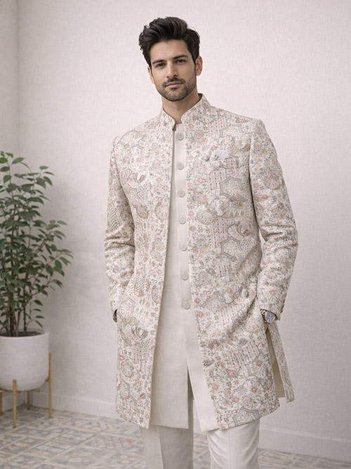 jacket kurta & pyjama set
