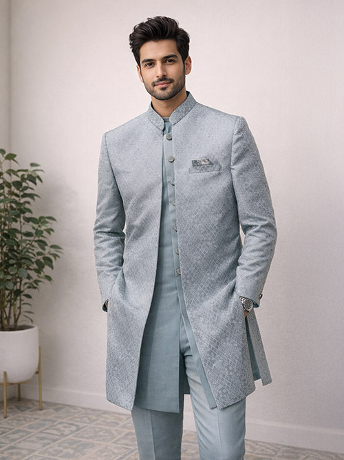 jacket kurta & pyjama set