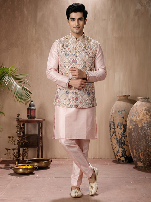 jacket kurta & pyjama set
