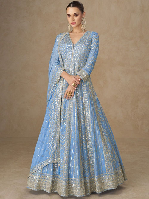 indo western gown