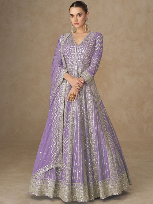 indo western gown