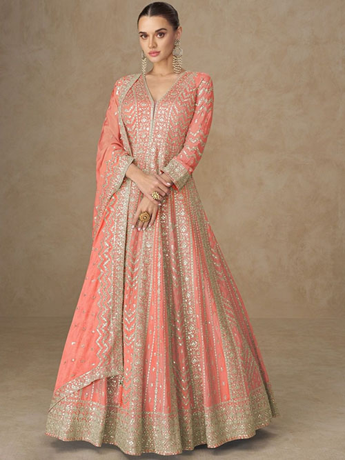 indo western gown
