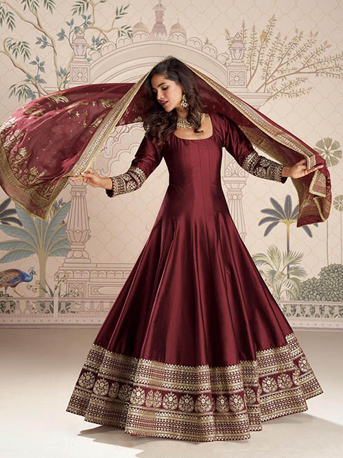 indo western gown