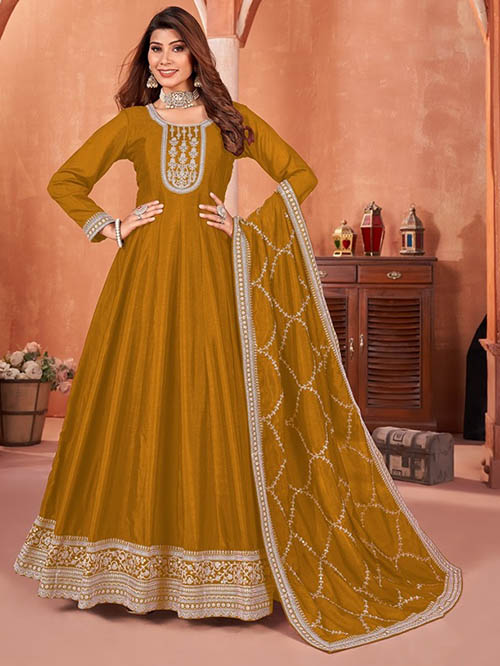 indo western gown