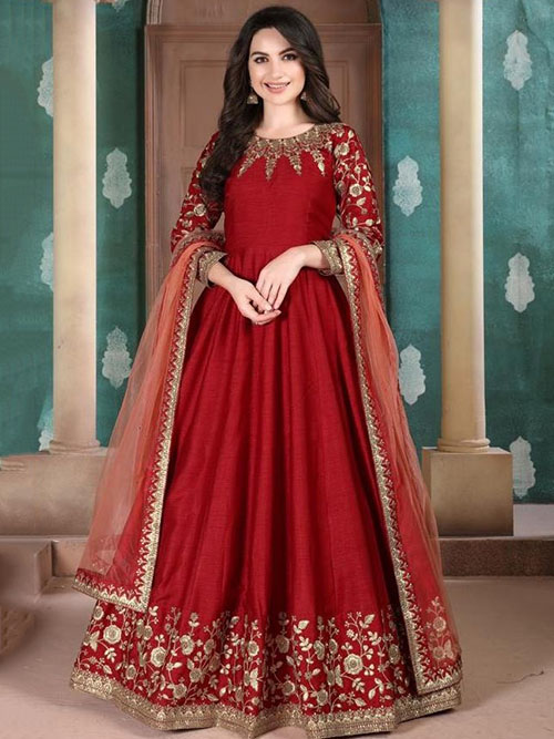 indo western gown