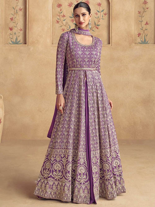 indo western gown
