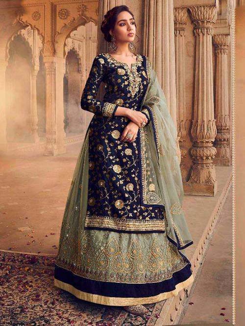 Indian Designer Anarkali Salwar Kameez 