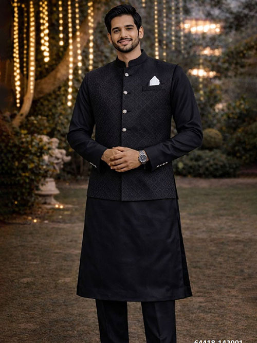 jacket kurta & pyjama set