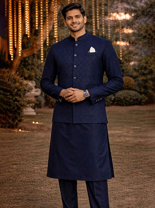 jacket kurta & pyjama set