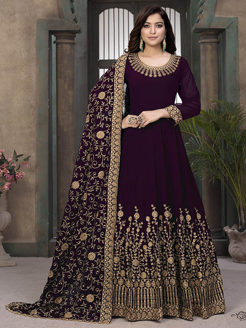 indo western gown