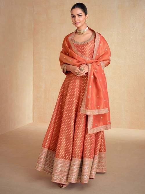 indo western gown