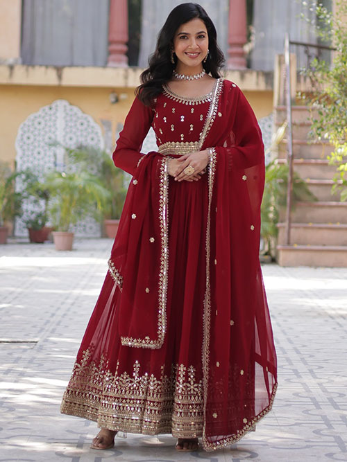 indo western gown