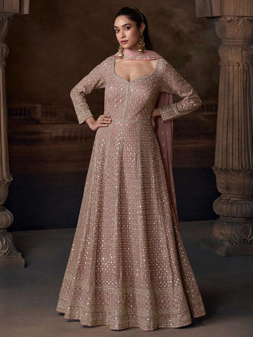 indo western gown