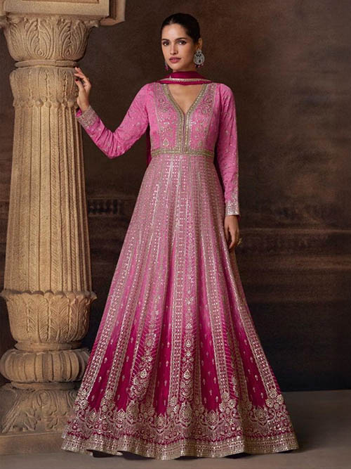 indo western gown