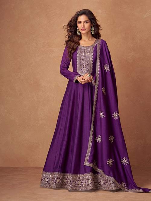 indo western gown