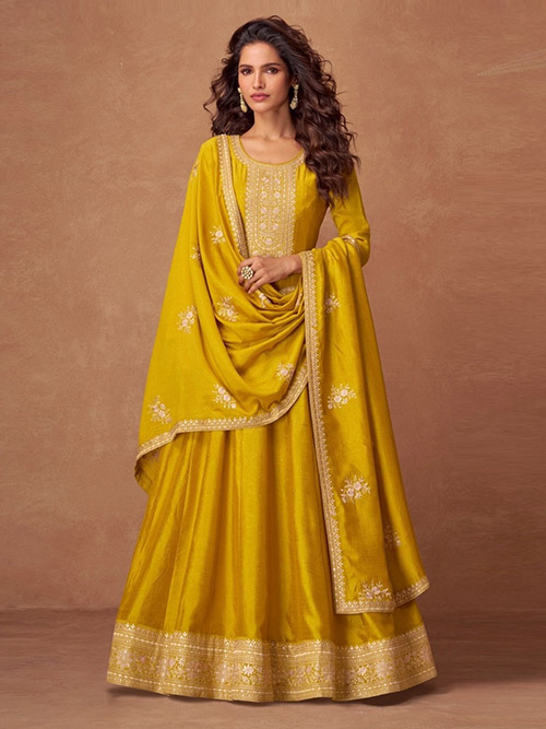 indo western gown